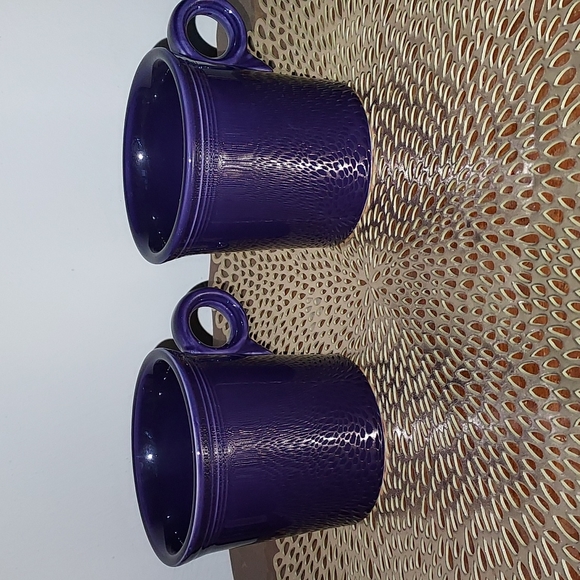 Fiestaware Other - FiestaWare set of 2 mugs in the color Eggplant GUC!